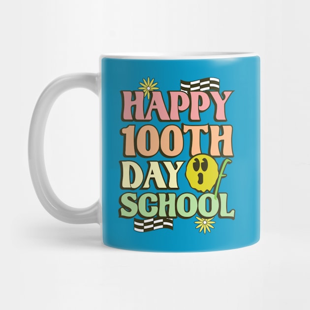 Happy 100th Day of School // Colorful by Mandegraph